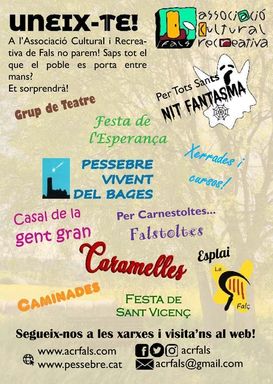 ACR Fals - cartell Festa Major 2019